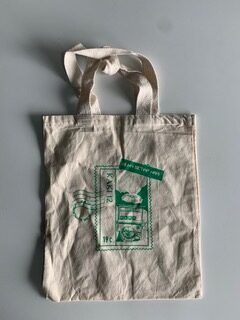 personalised canvas tote bag